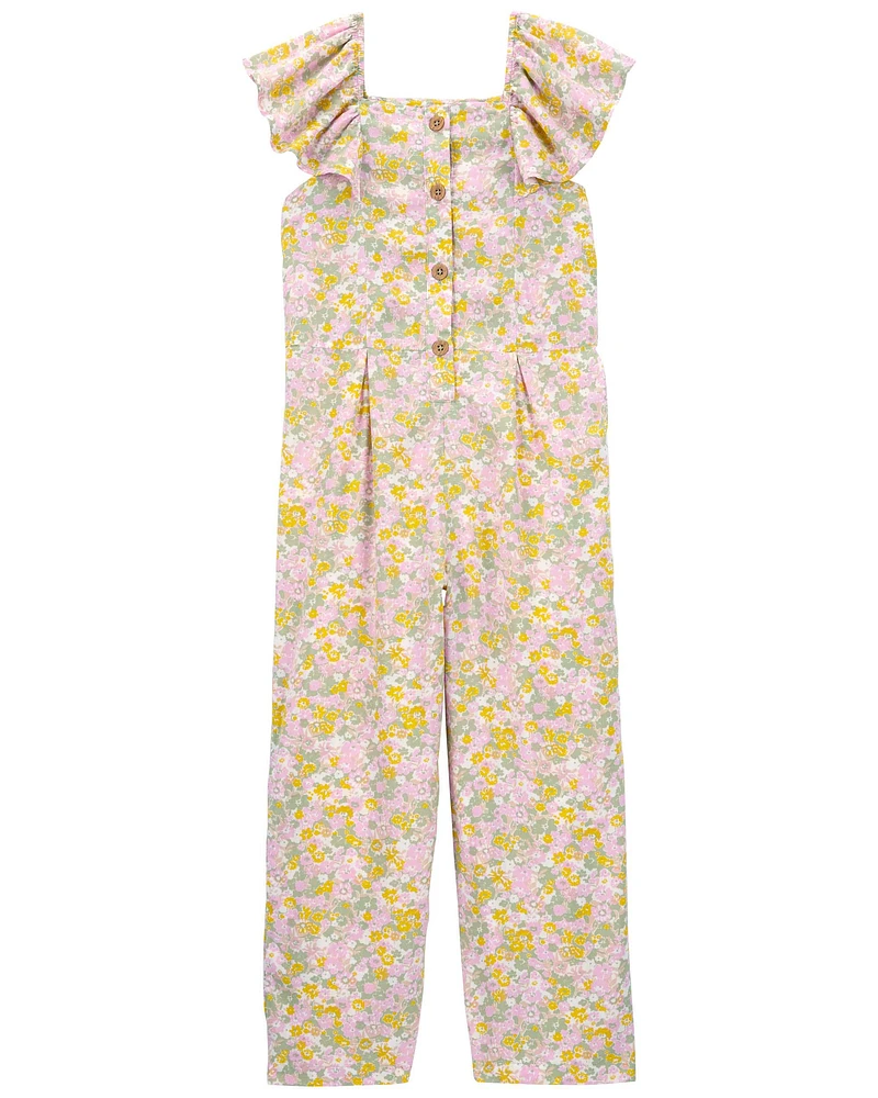 Kid Floral Jumpsuit