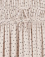 Kid Polka Dot Viscose Dress