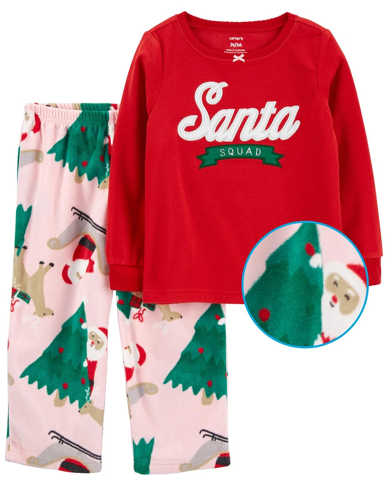 2-Piece Santa Squad Fleece Pyjamas