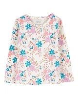 Baby 2-Piece Floral Tee & Flutter Jumper Set