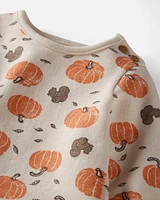 Baby 2-Piece Organic Cotton Set Harvest Pumpkins Print