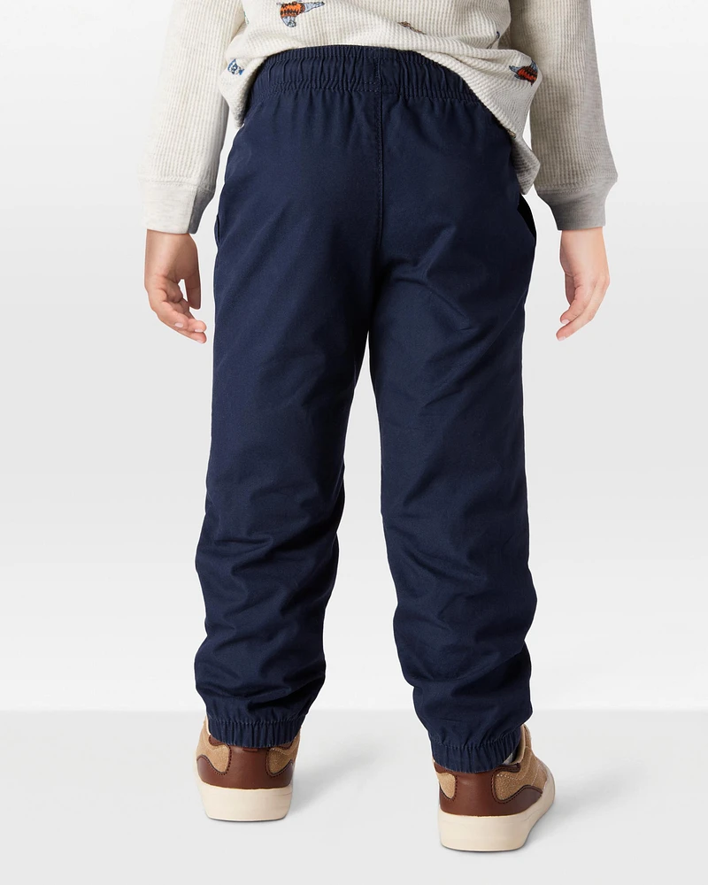 Toddler Pull-On Poplin Pants