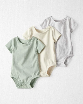 Baby 3-Pack Organic Cotton Bodysuits