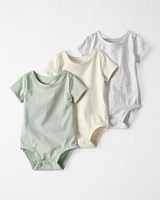 Baby 3-Pack Organic Cotton Bodysuits