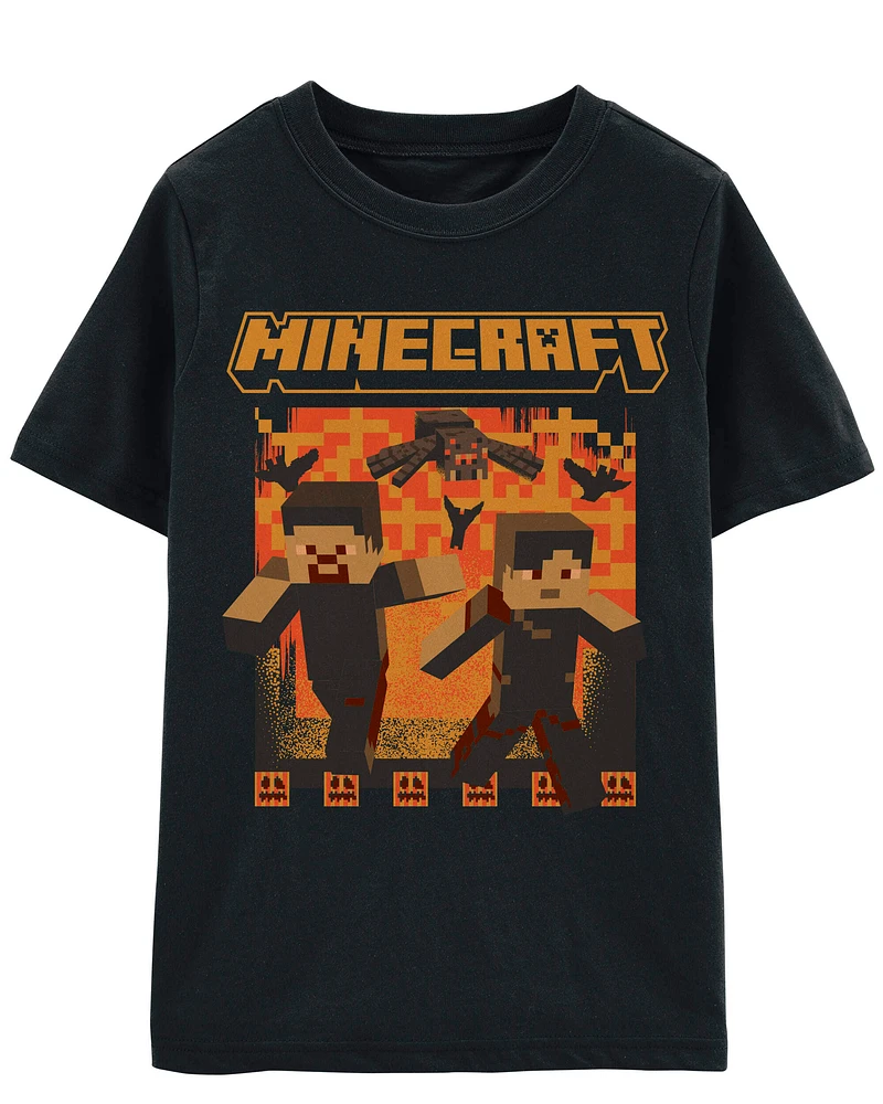 Kid Minecraft Halloween Tee