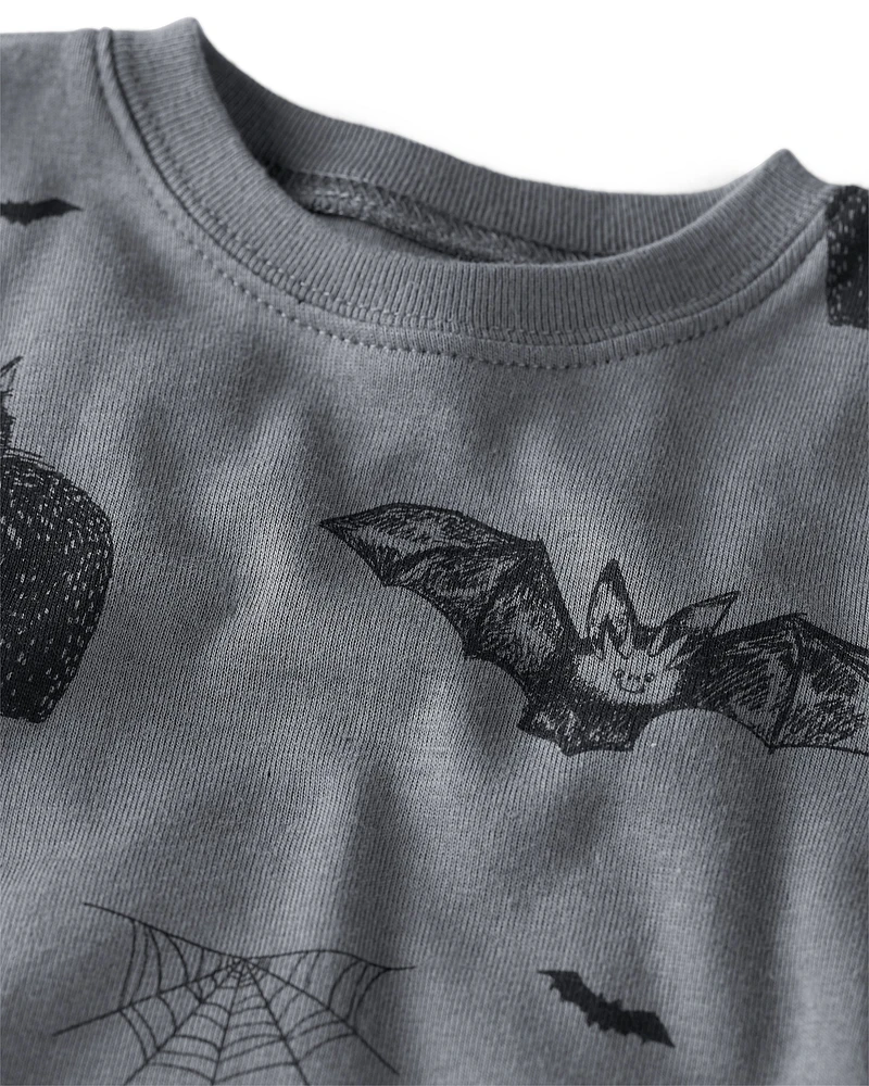 Baby Organic Cotton Pyjamas Spooky Shadow Print