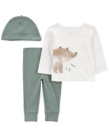 3-Piece Bear Little Outfit Set