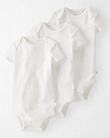 Baby -Pack Organic Cotton Rib Bodysuits