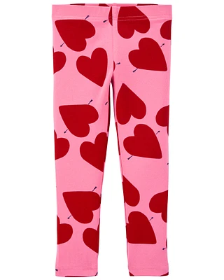 Toddler Valentine's Day Heart Leggings