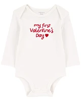 Baby 2-Piece My First Valentine's Day Bodysuit Pant Set