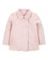 Toddler Cotton Woven Jacket - Pink