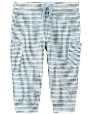 Baby Striped Pull-On Thermal Pants