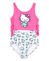 Kid Hello Kitty® 1-Piece Swimsuit - Pink/Blue