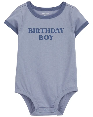 Baby Birthday Boy Bodysuit