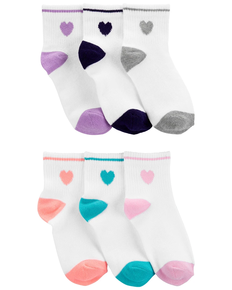 6 paires de chaussettes mi-mollet