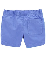 Toddler Pull-On Canvas Shorts