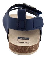 Baby Buckle Faux Cork Sandals