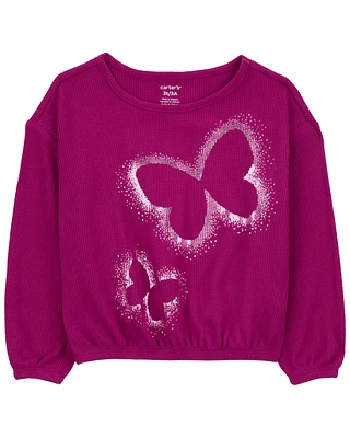 Toddler Shine Like A Star Metallic Thermal Top