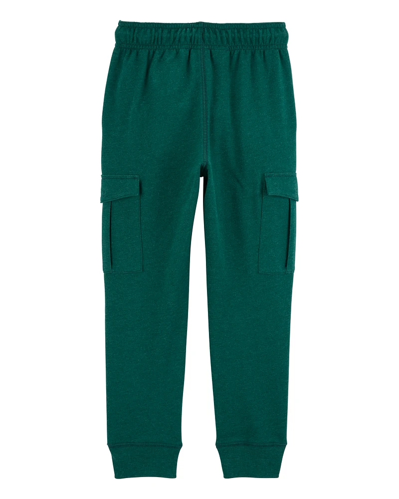 Kid Pull-On Knit Cargo Pants