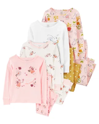 Baby 8-Piece 100% Snug Fit Cotton pyjamas
