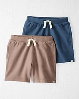 Kid 2-Pack Organic Cotton Shorts