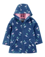 Toddler Colour Changing Rain Jacket - Navy