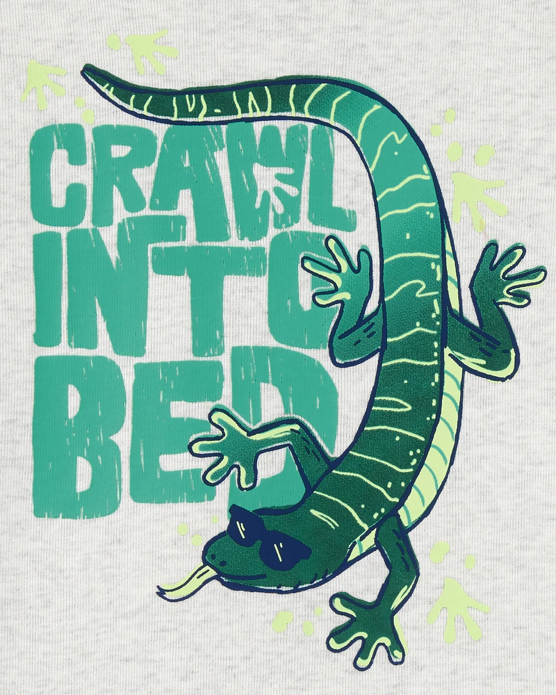 Baby 4-Piece Lizard Cotton Blend Pyjamas