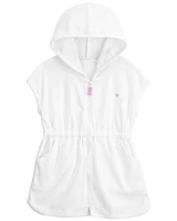 Hooded Zip-Up Cover-Up
