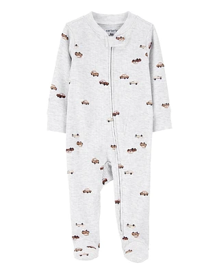 Baby Car 2-Way Zipper Textured Sleeper