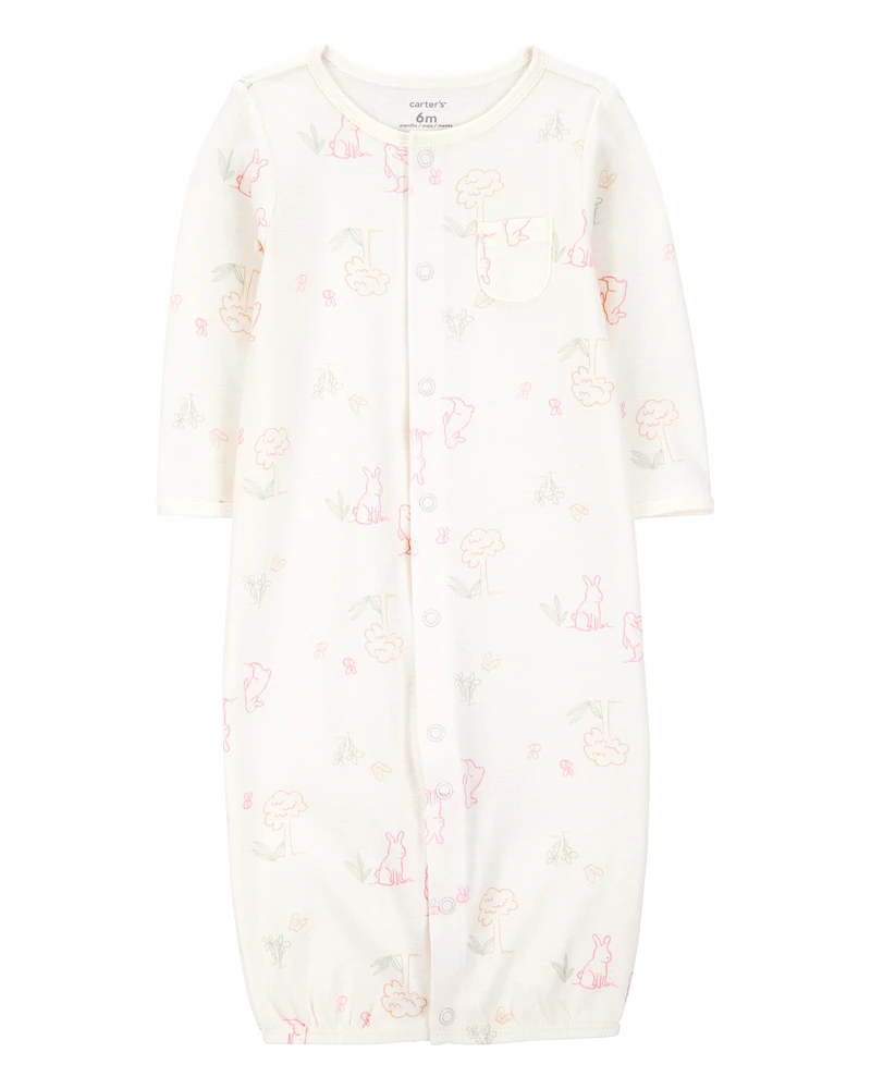 3-Piece Bunny Converter Gown & Cap Set