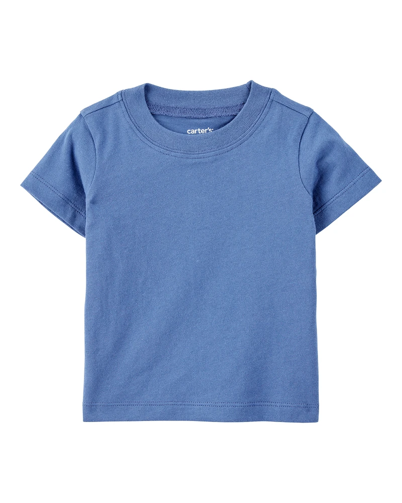 Baby 2-Piece Tee & Sailboat Shortall Set - Blue