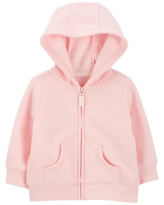 Zip-Up Fleece Hoodie