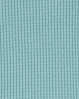 Baby Waffle Knit Thermal Peplum Top