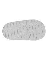 Baby Every Step® First Walker  Faux Leather Fashion Sneakers - White/Black