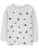 Baby Winter Animals Thermal Graphic Tee