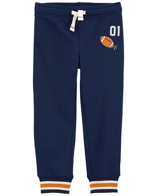 Baby Football Pull-On French Terry Joggers