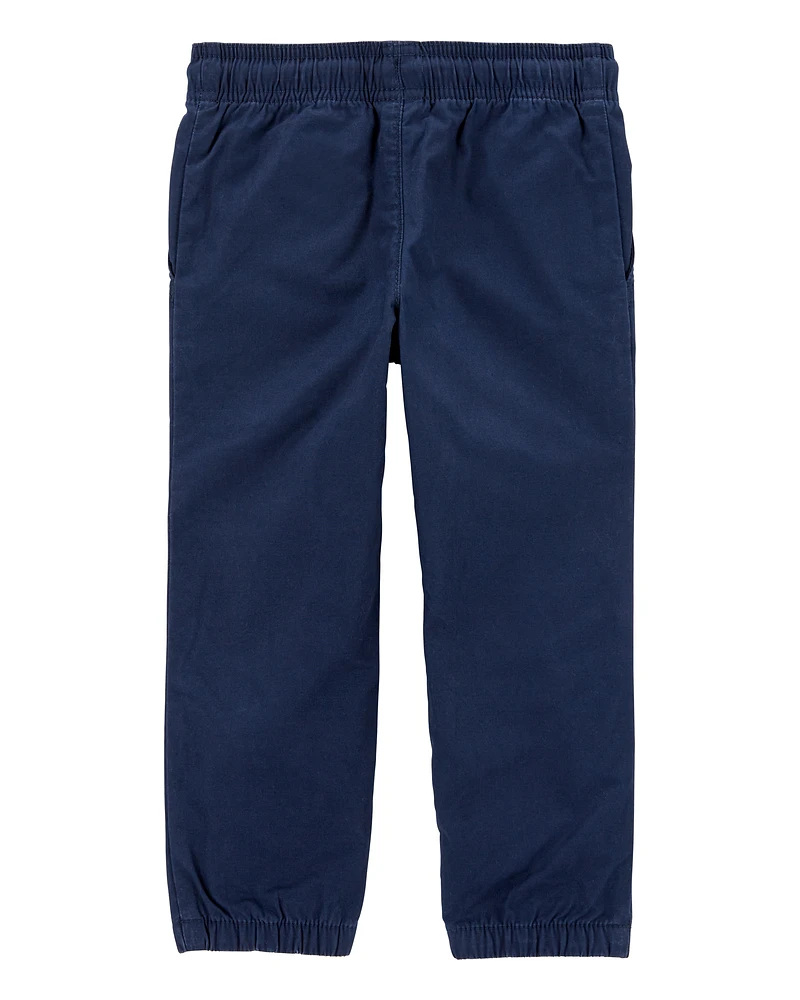 Toddler Pull-On Poplin Pants