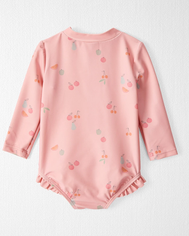 Baby Girl Recycled Ruffle Swimsuit