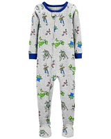 Toddler 1-Piece Toy Story 100% Snug Fit Cotton Pyjamas