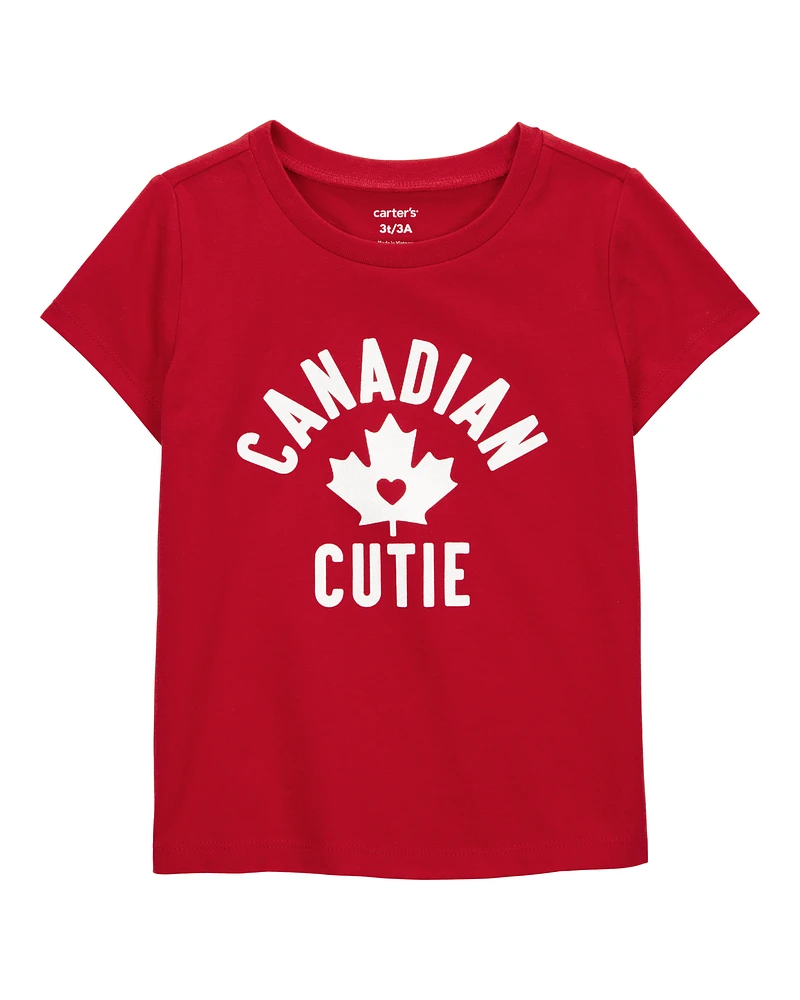 Toddler Canadian Cutie Short-Sleeve Tee