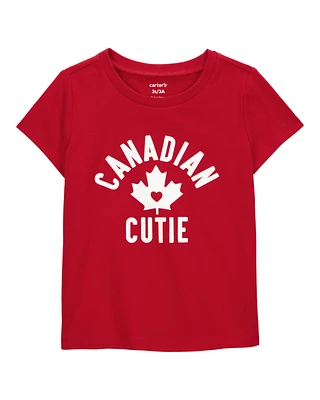 Toddler Canadian Cutie Short-Sleeve Tee