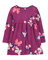 Toddler Butterfly Jersey Dress