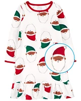 Santa Fleece Nightgown