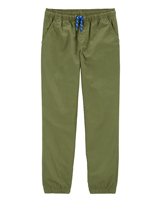 Kid Pull-On Poplin Pants