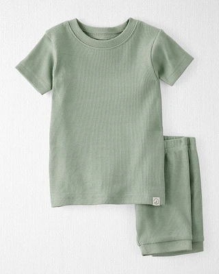 Baby Organic Cotton Pyjamas Set Green