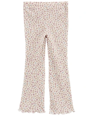 Baby Floral Pull-On Flare Pants