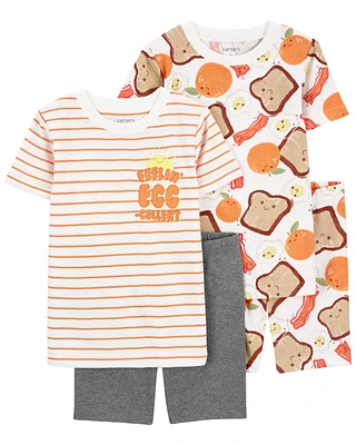 Baby 4-Piece T-Shirt and Shorts Pyjamas Set