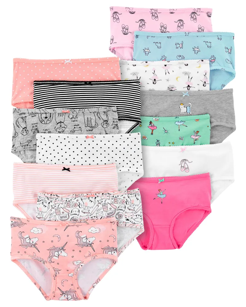 Kid -Pack Stretch Cotton Undies