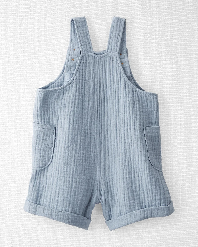 Baby Organic Cotton Gauze Shortall