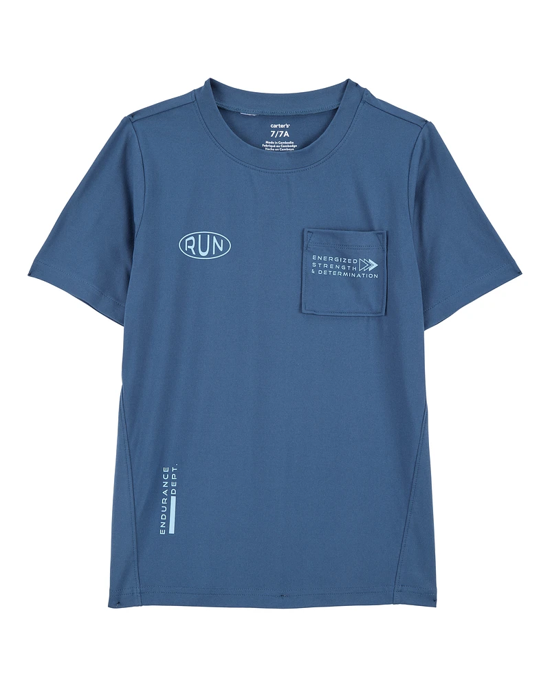 Kid Solid Short-Sleeve Tee - Navy